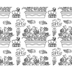 Раскраска: тюльпан (природа) #161770 - Бесплатные раскраски для печати