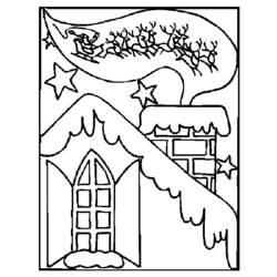 Раскраска: Зимний сезон (природа) #164416 - Бесплатные раскраски для печати
