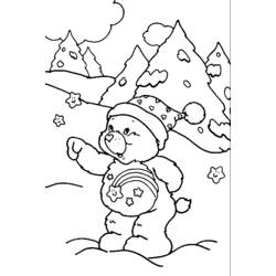Раскраска: Зимний сезон (природа) #164477 - Бесплатные раскраски для печати