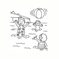 Раскраска: Пляжный мяч (объекты) #168920 - Раскраски для печати