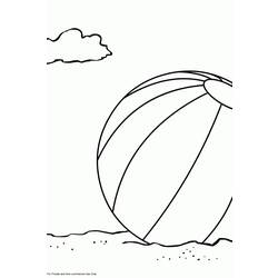 Раскраска: Пляжный мяч (объекты) #169184 - Раскраски для печати