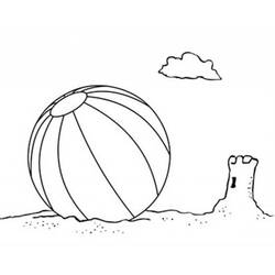 Раскраска: Пляжный мяч (объекты) #169206 - Раскраски для печати