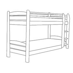 Раскраска: кровать (объекты) #167845 - Раскраски для печати