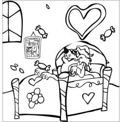 Раскраска: кровать (объекты) #167884 - Бесплатные раскраски для печати