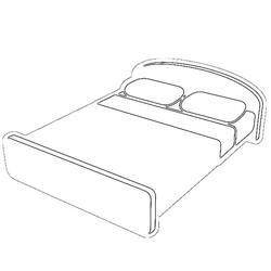 Раскраска: кровать (объекты) #168107 - Раскраски для печати