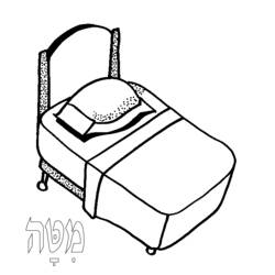 Раскраска: кровать (объекты) #168110 - Раскраски для печати