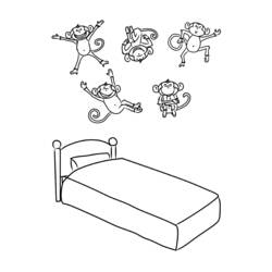Раскраска: кровать (объекты) #168130 - Раскраски для печати