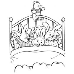 Раскраска: кровать (объекты) #168188 - Бесплатные раскраски для печати