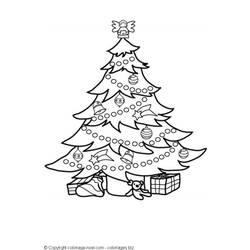 Раскраска: Новогодняя елка (объекты) #167501 - Бесплатные раскраски для печати