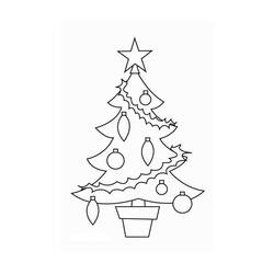 Раскраска: Новогодняя елка (объекты) #167571 - Бесплатные раскраски для печати