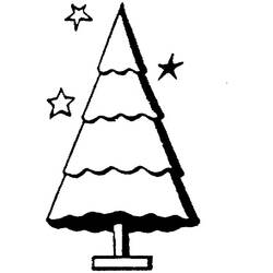 Раскраска: Новогодняя елка (объекты) #167624 - Бесплатные раскраски для печати
