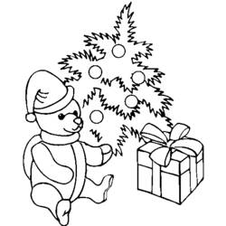 Раскраска: Новогодняя елка (объекты) #167667 - Бесплатные раскраски для печати