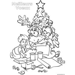 Раскраска: Новогодняя елка (объекты) #167693 - Бесплатные раскраски для печати