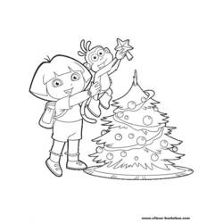 Раскраска: Новогодняя елка (объекты) #167717 - Бесплатные раскраски для печати