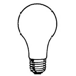 Раскраска: Лампочка (объекты) #119367 - Раскраски для печати