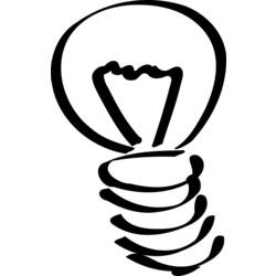 Раскраска: Лампочка (объекты) #119541 - Раскраски для печати