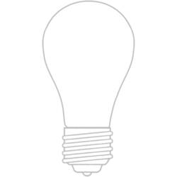Раскраска: Лампочка (объекты) #119544 - Бесплатные раскраски для печати