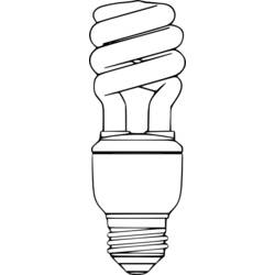 Раскраска: Лампочка (объекты) #119561 - Бесплатные раскраски для печати