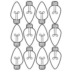 Раскраска: Лампочка (объекты) #119618 - Раскраски для печати