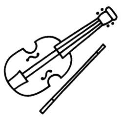 Раскраска: Музыкальные инструменты (объекты) #167124 - Бесплатные раскраски для печати