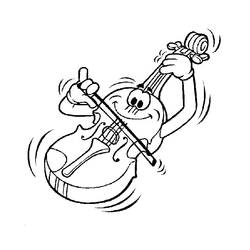 Раскраска: Музыкальные инструменты (объекты) #167129 - Бесплатные раскраски для печати