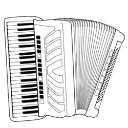 Раскраска: Музыкальные инструменты (объекты) #167141 - Бесплатные раскраски для печати