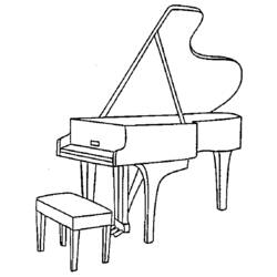 Раскраска: Музыкальные инструменты (объекты) #167142 - Бесплатные раскраски для печати