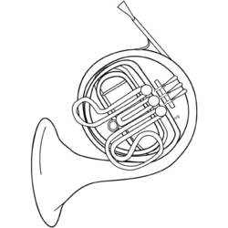 Раскраска: Музыкальные инструменты (объекты) #167174 - Бесплатные раскраски для печати