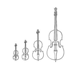 Раскраска: Музыкальные инструменты (объекты) #167275 - Бесплатные раскраски для печати