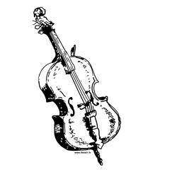 Раскраска: Музыкальные инструменты (объекты) #167308 - Бесплатные раскраски для печати