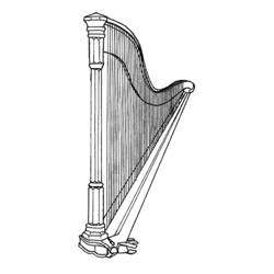 Раскраска: Музыкальные инструменты (объекты) #167354 - Бесплатные раскраски для печати