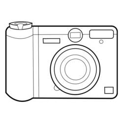 Раскраска: камера (объекты) #119760 - Раскраски для печати
