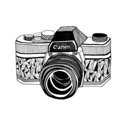 Раскраска: камера (объекты) #119783 - Раскраски для печати