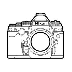 Раскраска: камера (объекты) #119905 - Раскраски для печати