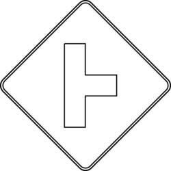 Раскраска: Дорожный знак (объекты) #119017 - Бесплатные раскраски для печати