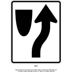 Раскраска: Дорожный знак (объекты) #119269 - Бесплатные раскраски для печати