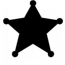 Раскраска: Звезда Шерифа (объекты) #118662 - Раскраски для печати