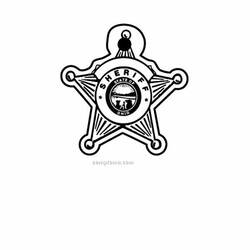 Раскраска: Звезда Шерифа (объекты) #118718 - Раскраски для печати