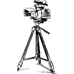 Раскраска: Видеокамера (объекты) #120175 - Раскраски для печати