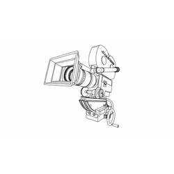 Раскраска: Видеокамера (объекты) #120386 - Раскраски для печати