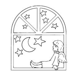 Раскраска: окно (объекты) #168840 - Раскраски для печати