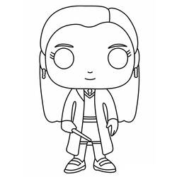 Раскраски: Ginny Weasley - Бесплатные раскраски для печати