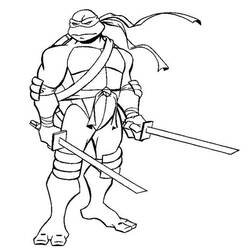 Раскраски: Ninja Turtles - Бесплатные раскраски для печати