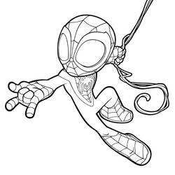 Раскраски: Spidey и His Amazing Friends - Бесплатные раскраски для печати