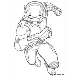 Раскраска: Ant-Man (Супер герой) #77670 - Раскраски для печати