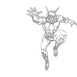 Раскраска: Ant-Man (Супер герой) #77681 - Раскраски для печати