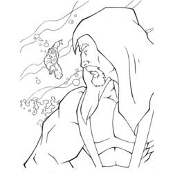 Раскраска: Аквамэн (Супер герой) #84980 - Бесплатные раскраски для печати
