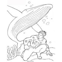 Раскраска: Аквамэн (Супер герой) #84995 - Бесплатные раскраски для печати
