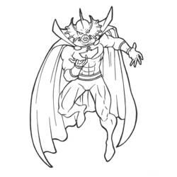 Раскраска: Аквамэн (Супер герой) #85012 - Раскраски для печати