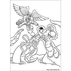 Раскраска: Аквамэн (Супер герой) #85056 - Раскраски для печати